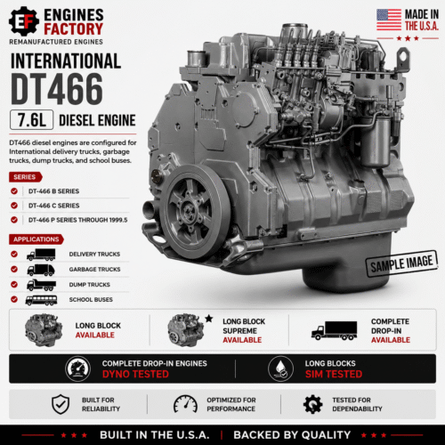 International DT-466 7.6L Diesel Engines C & P Series