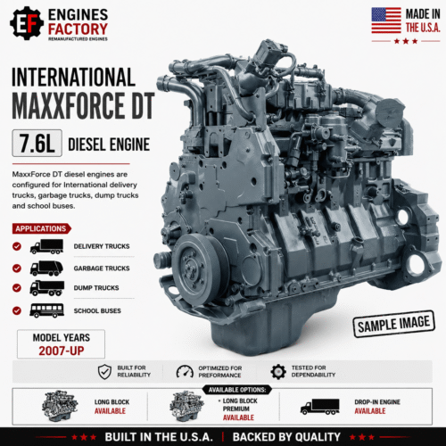 International MaxxForce DT 7.6L Diesel Engines