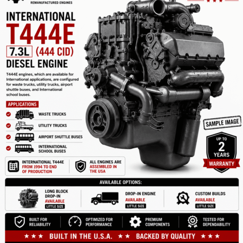 International T444E  7.3L Diesel Engine
