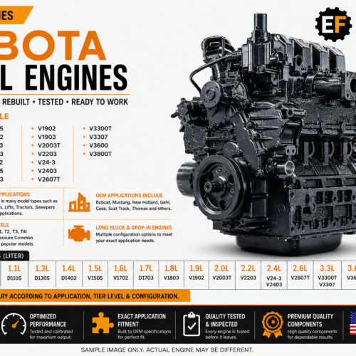 Kubota V3307 Diesel Engines