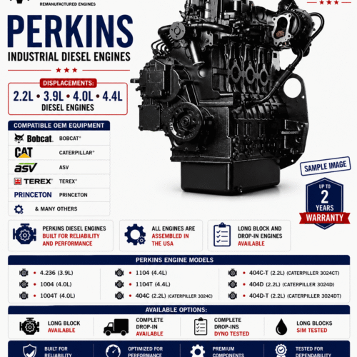 Perkins® 3 & 4 Cylinder Diesel Engines